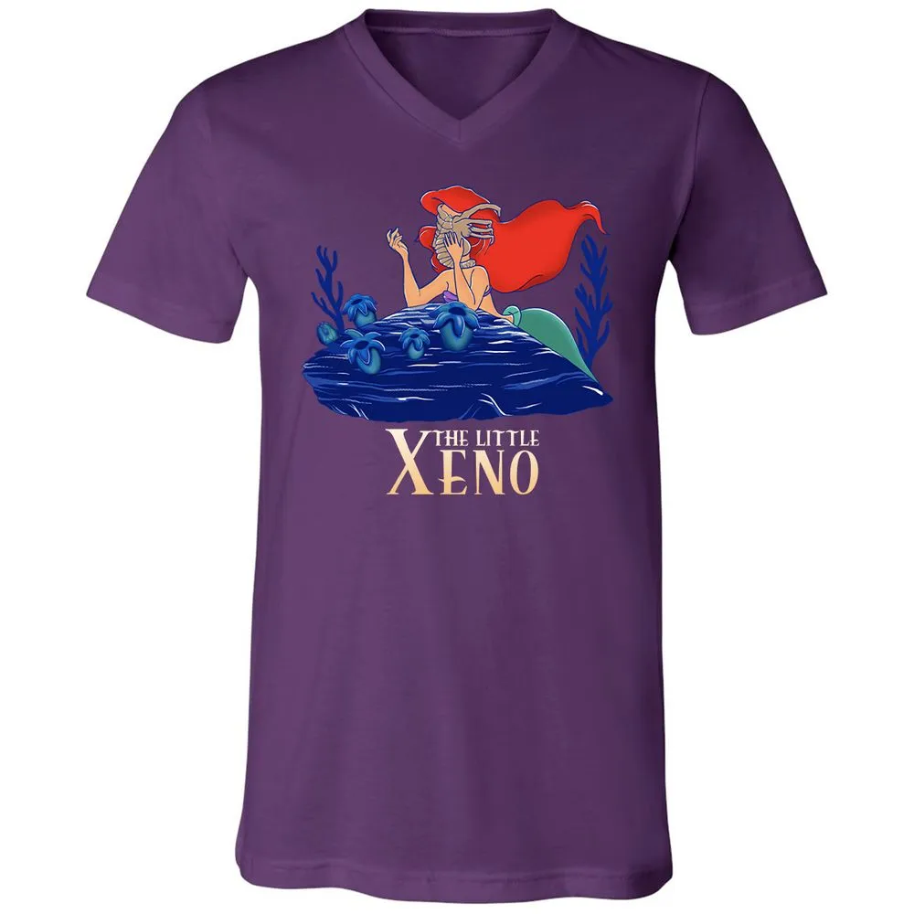 Unisex V-Neck T-Shirt - TLYVZNB7 - Team Purple - 9