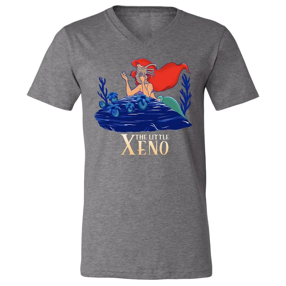 Unisex V-Neck T-Shirt - TLYVZNB7 - Deep Heather - 13