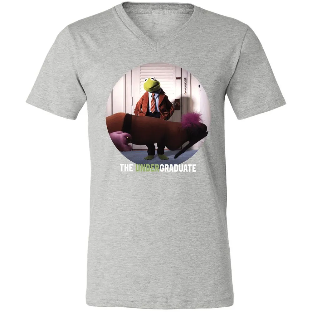 Unisex V-Neck T-Shirt - Q6WVJATW - Athletic Heather - 7