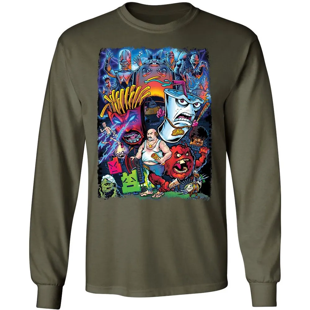Long Sleeve T-Shirt - 3D1MWPBG - Military Green - 16