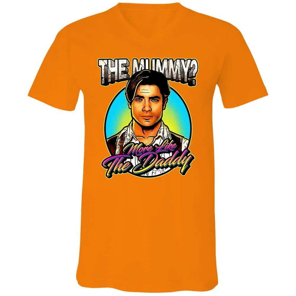Unisex V-Neck T-Shirt - VYGZNWSP - Orange - 11