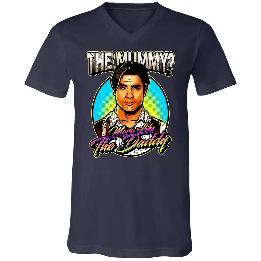 Unisex V-Neck T-Shirt - VYGZNWSP - Navy - 2