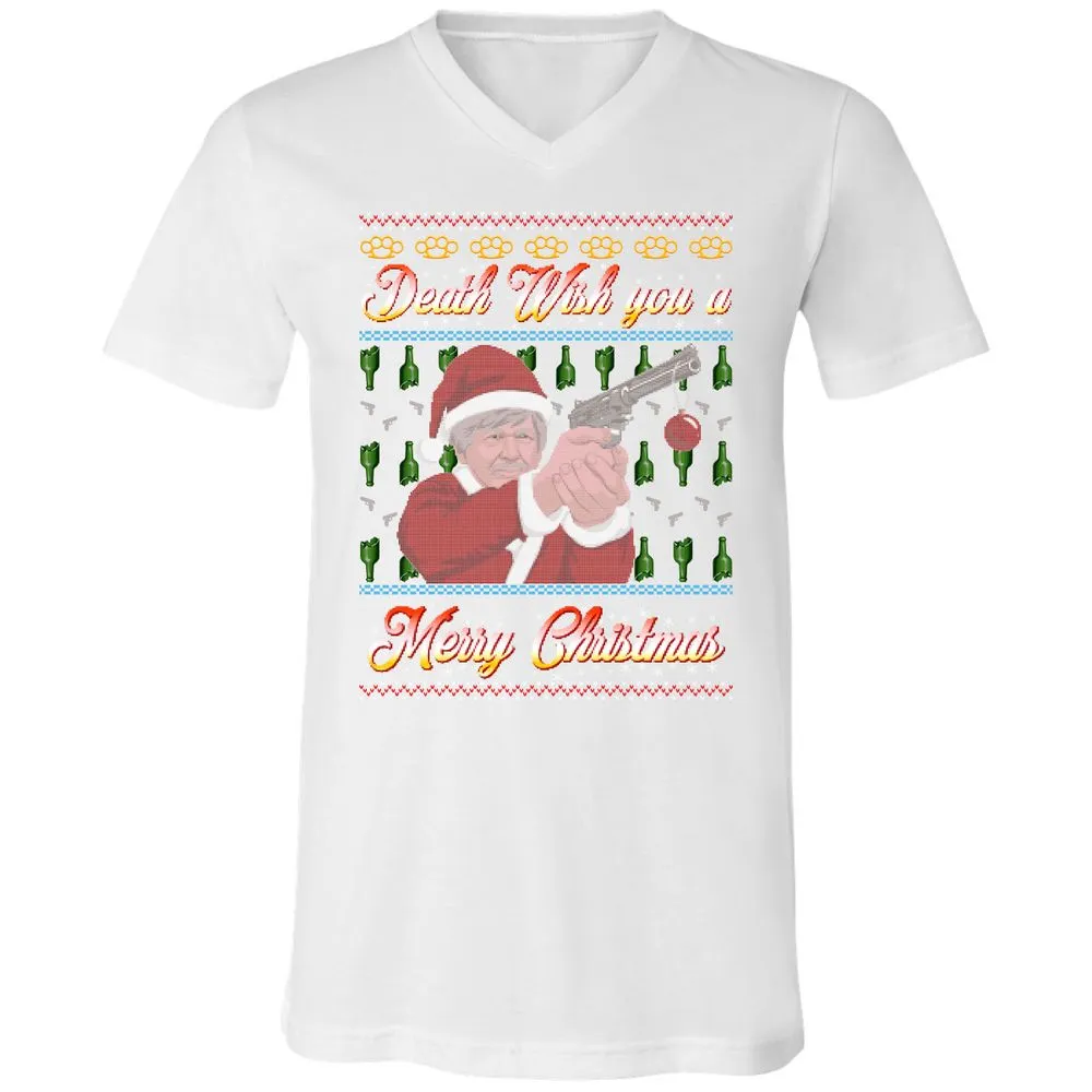 Unisex V-Neck T-Shirt - FZVM2GH4 - White - 5