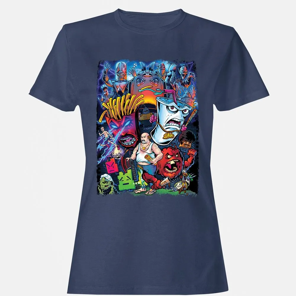 Women's T-Shirt - Q5DUQM54 - Navy - 10