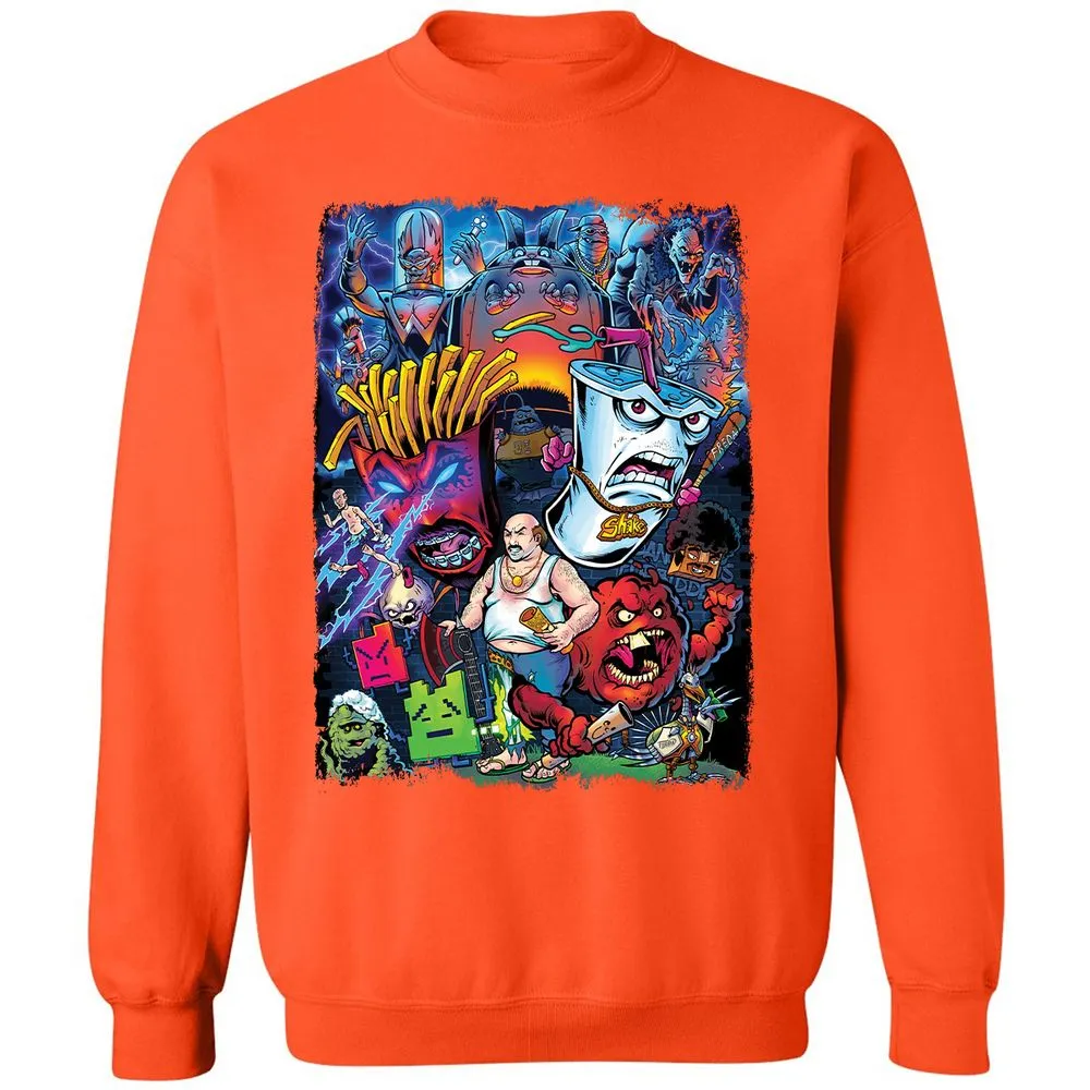 Classic Unisex Sweatshirt - BMNKE7QM - Orange - 10