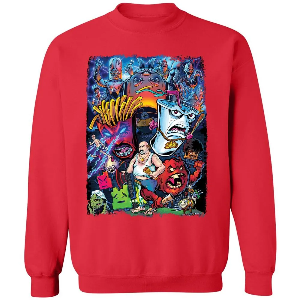 Classic Unisex Sweatshirt - BMNKE7QM - Red - 5