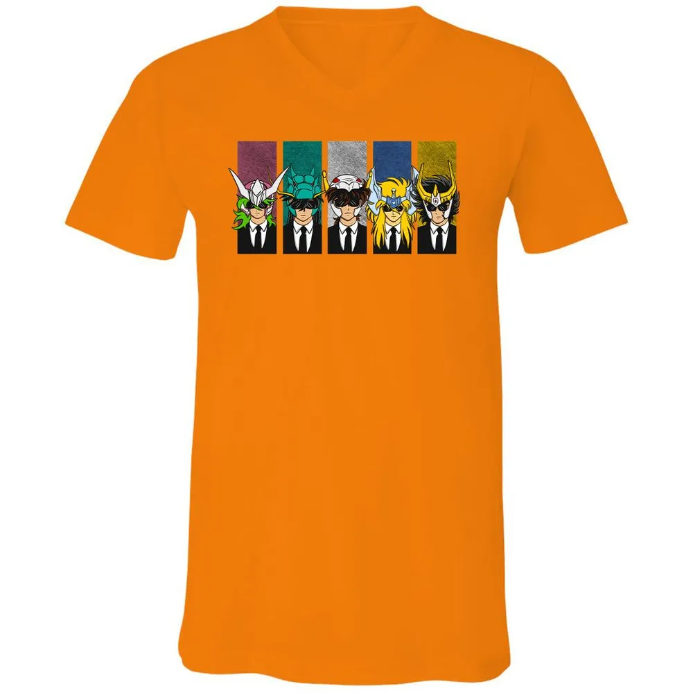 Unisex V-Neck T-Shirt - UG8762HX - Orange - 11