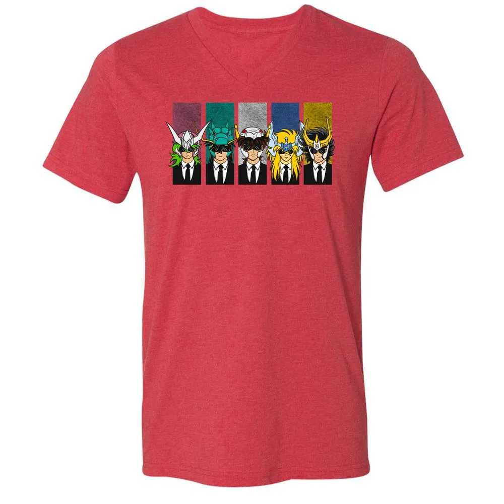 Unisex V-Neck T-Shirt - UG8762HX - Heather Red - 16