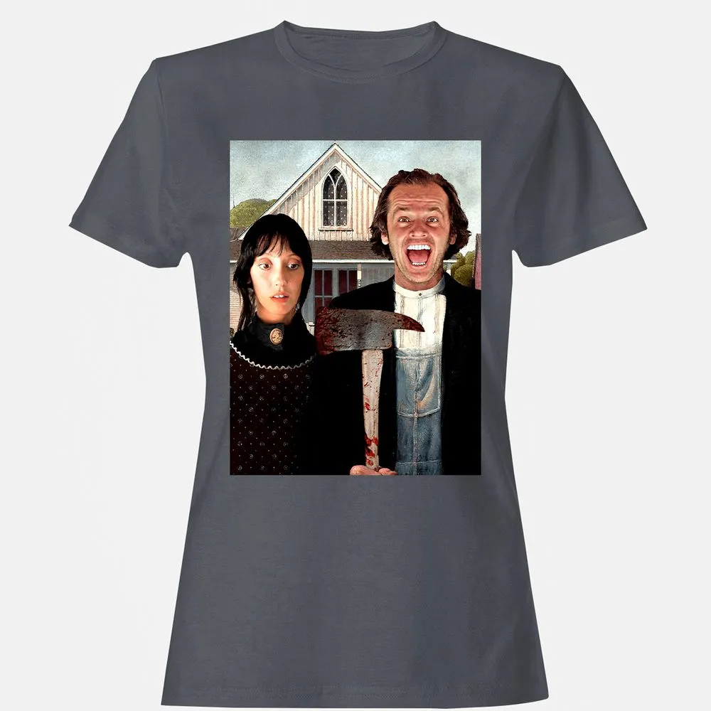 Women's T-Shirt - KU4Q56XE - Dark Heather - 5