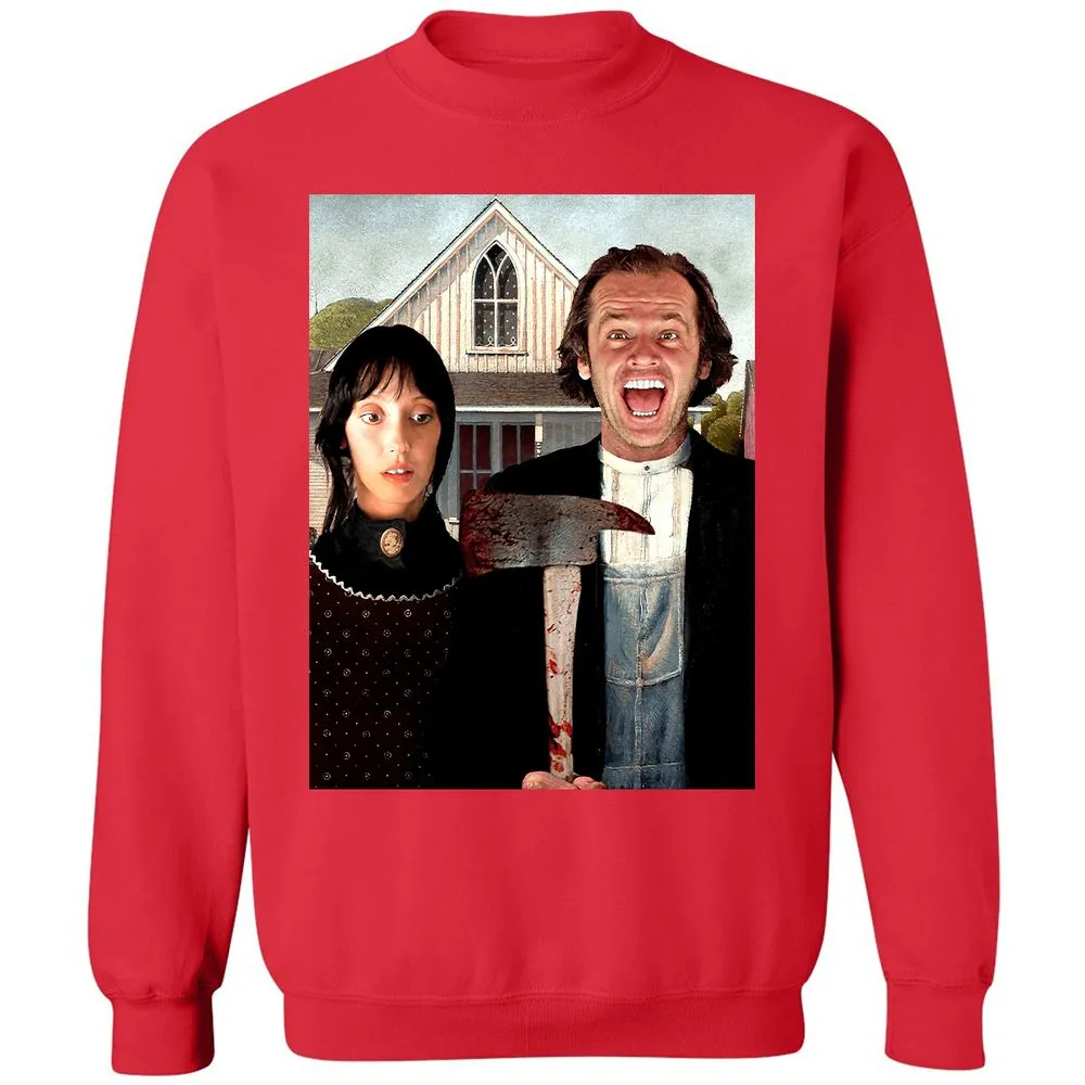 Classic Unisex Sweatshirt - BZVWX239 - Red - 5