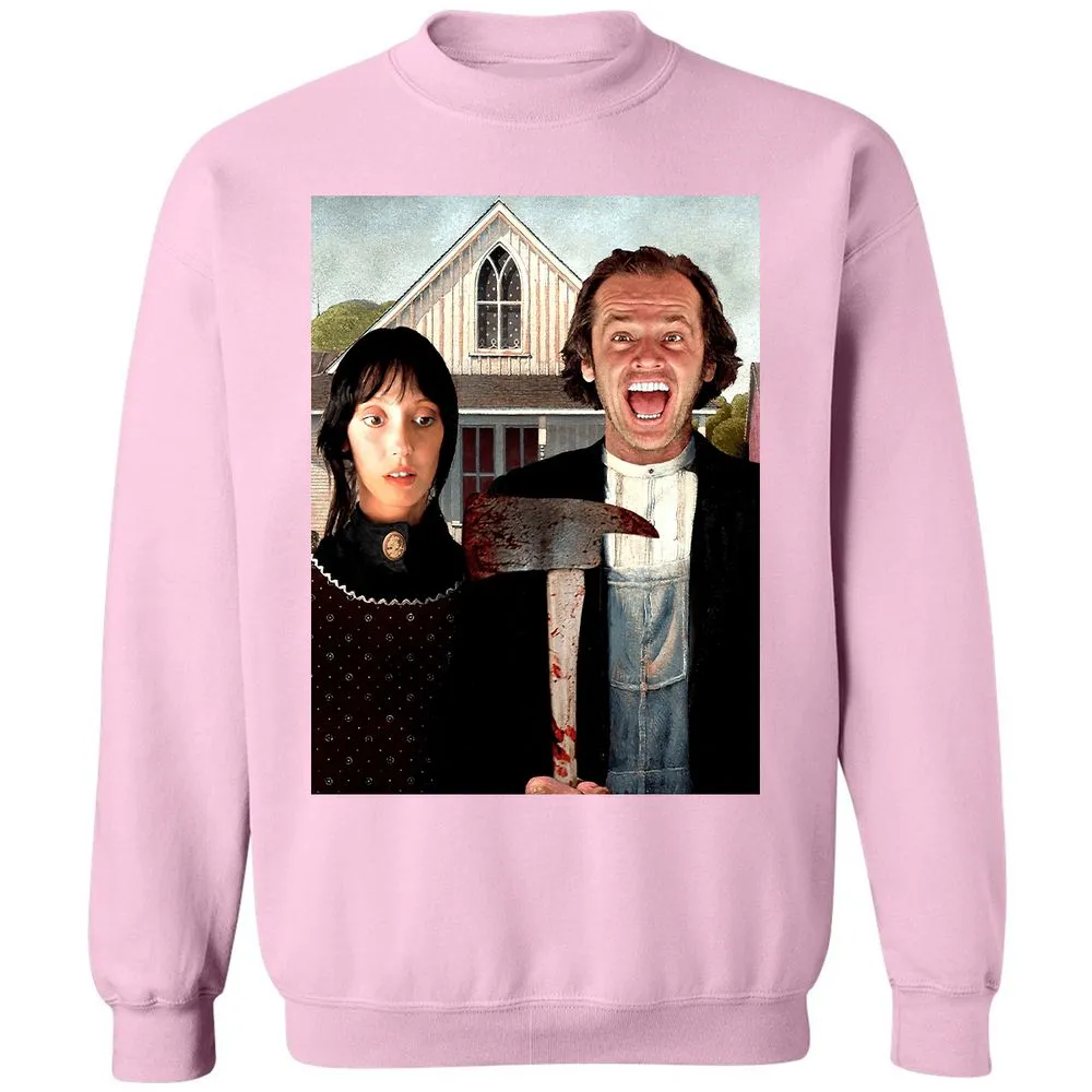Classic Unisex Sweatshirt - BZVWX239 - Light Pink - 3