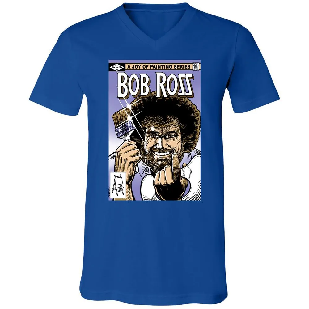 Unisex V-Neck T-Shirt - XV6DHUEZ - True Royal - 4
