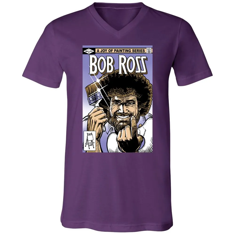 Unisex V-Neck T-Shirt - XV6DHUEZ - Team Purple - 9