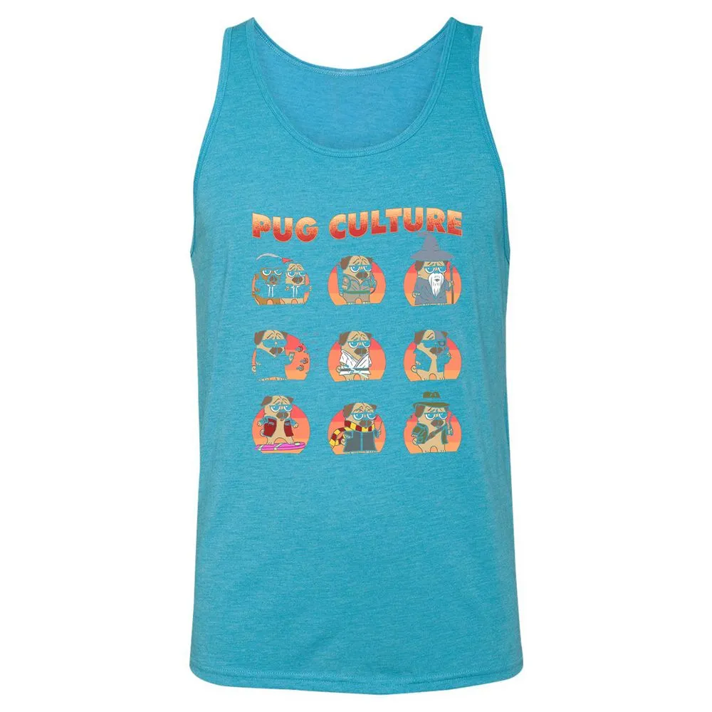 Unisex Jersey Tank - NGKKW8DQ - Aqua Triblend - 3