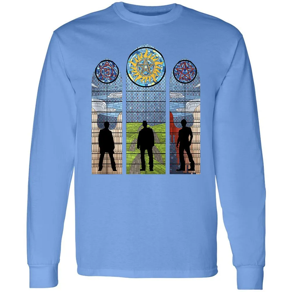 Long Sleeve T-Shirt - YDJK9U5Y - Carolina Blue - 12