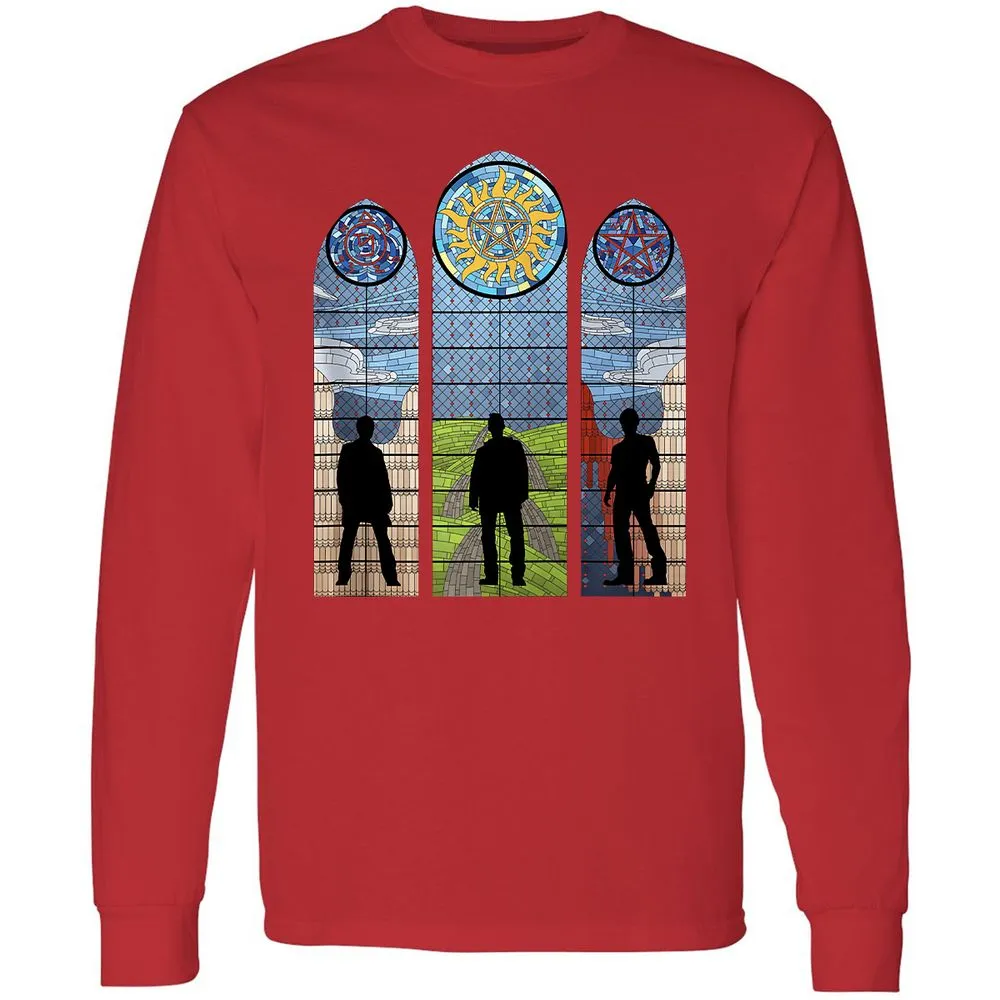 Long Sleeve T-Shirt - YDJK9U5Y - Red - 14