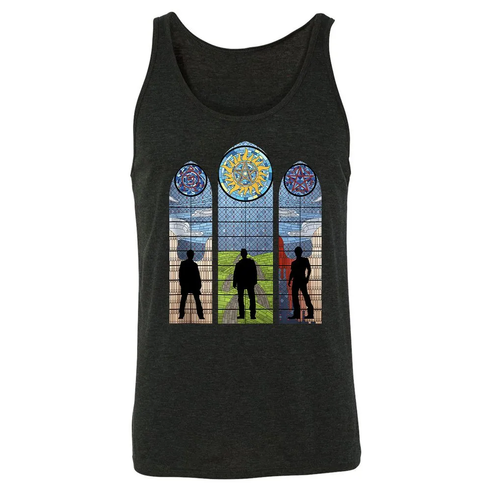 Unisex Jersey Tank - RPSEPZNS - Charcoal Black Triblend - 5