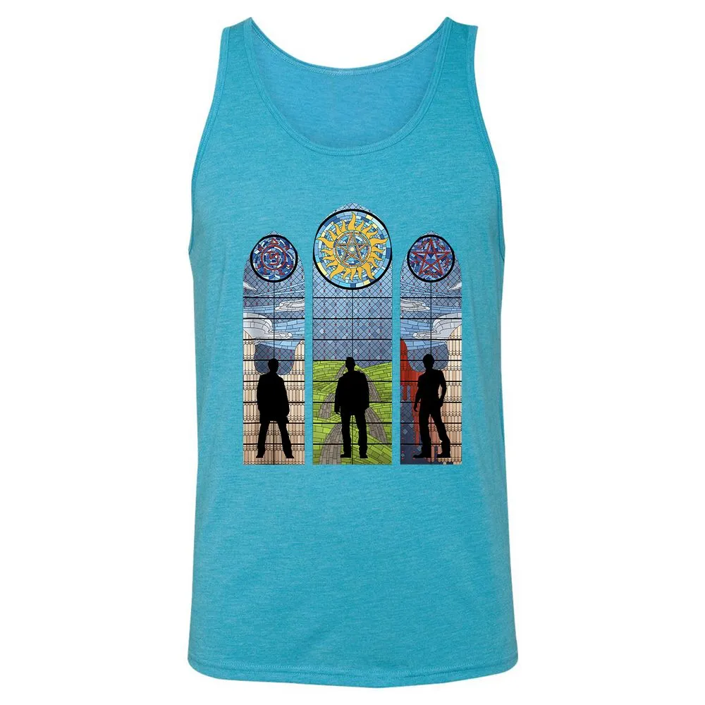 Unisex Jersey Tank - RPSEPZNS - Aqua Triblend - 3