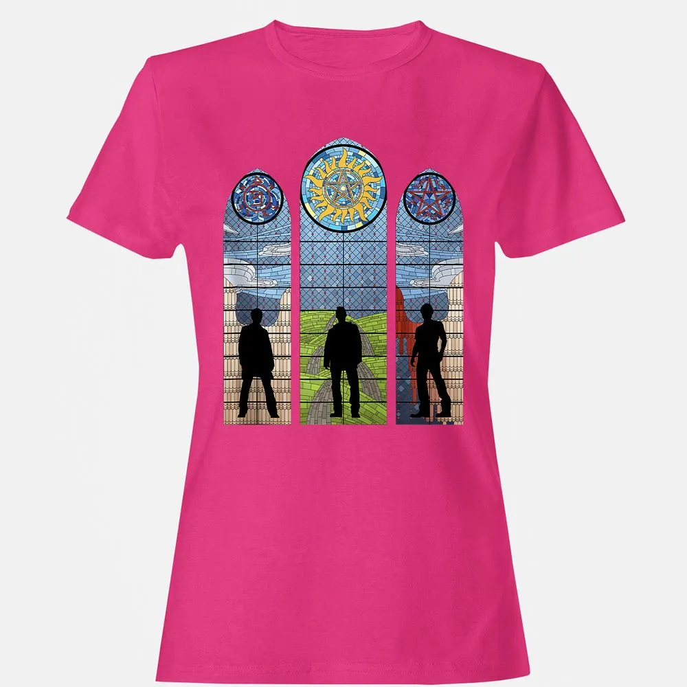 Women's T-Shirt - J7XWSB6Y - Heliconia - 6