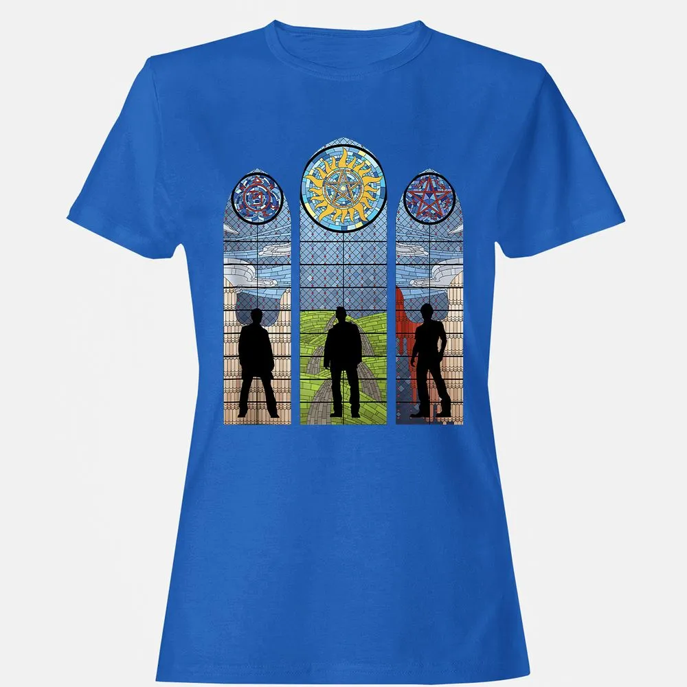 Women's T-Shirt - J7XWSB6Y - Royal - 14