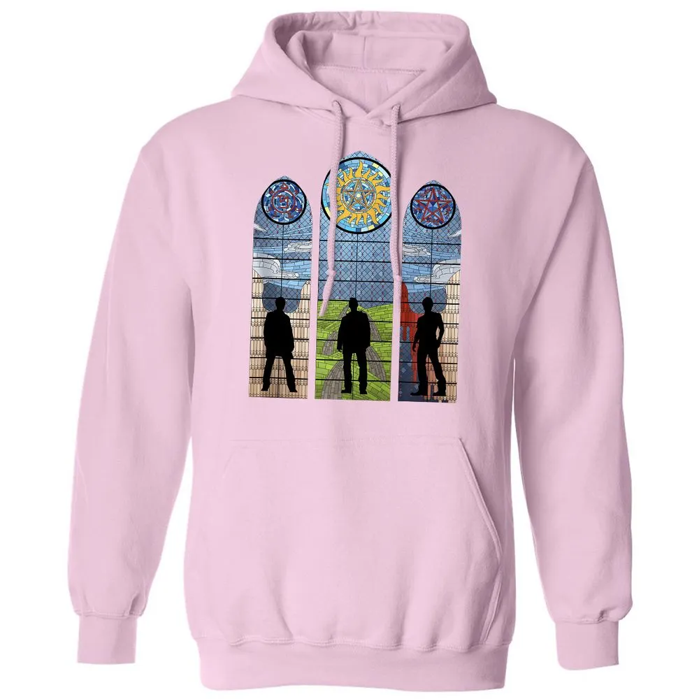 Classic Unisex Hoodie - YRQ67EC5 - Light Pink - 3