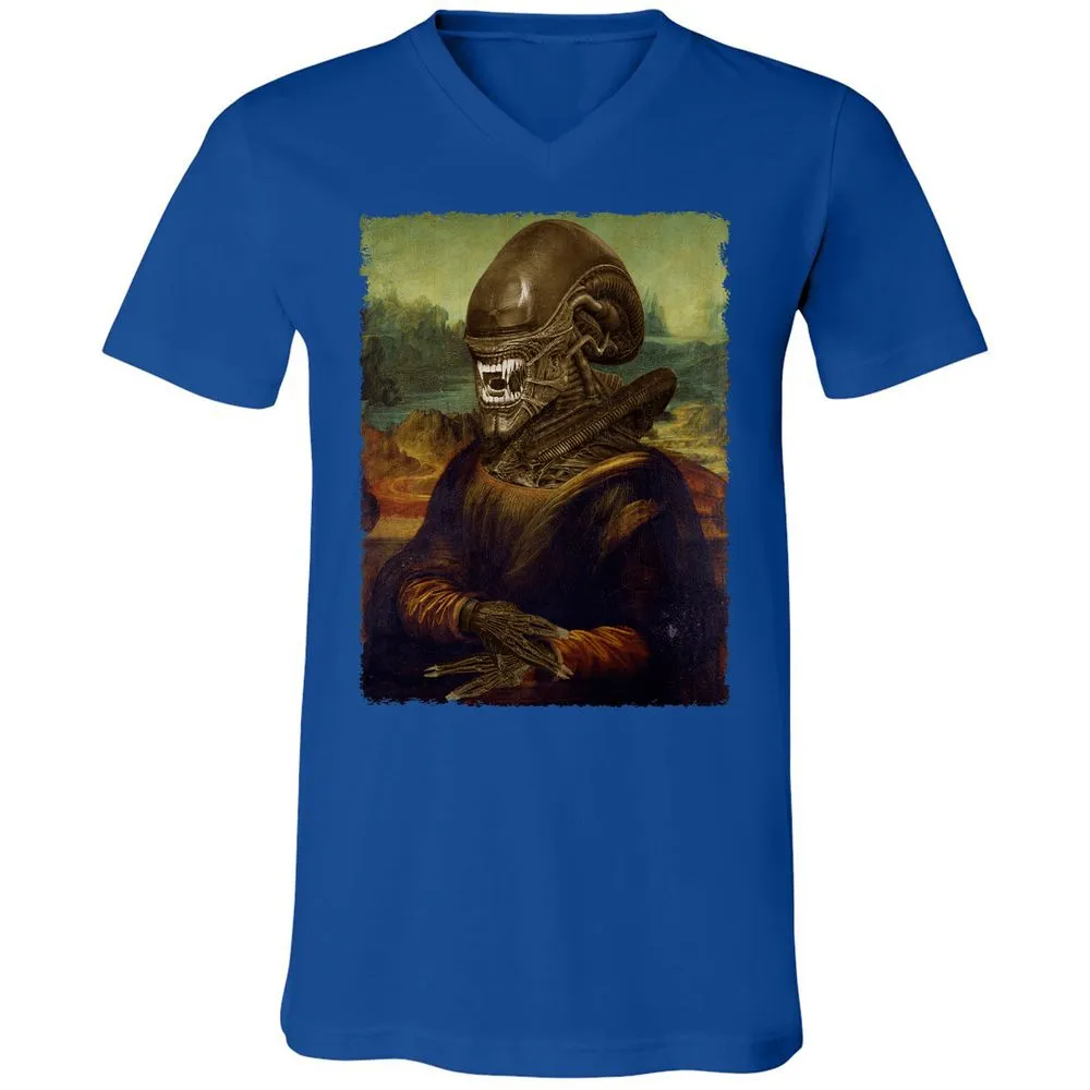 Unisex V-Neck T-Shirt - 1WGK514Y - True Royal - 4