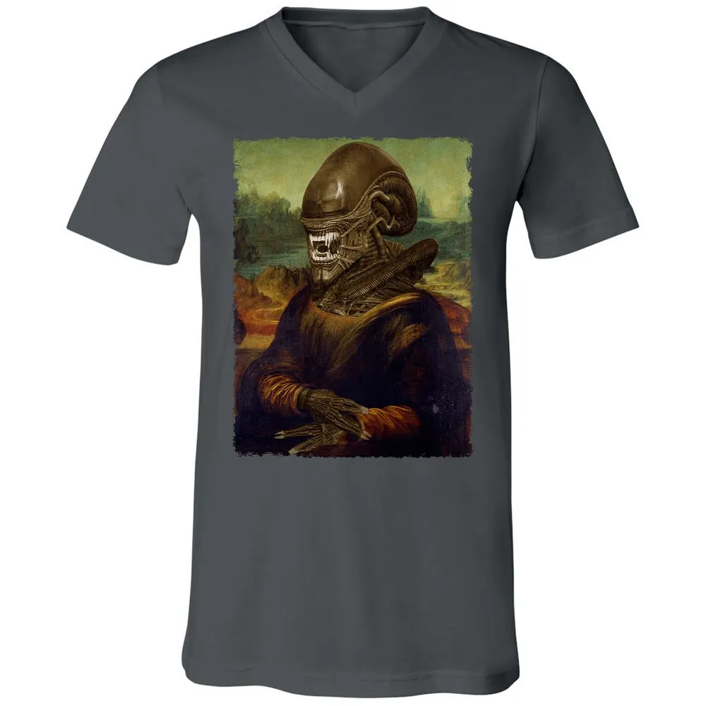 Unisex V-Neck T-Shirt - 1WGK514Y - Asphalt - 12