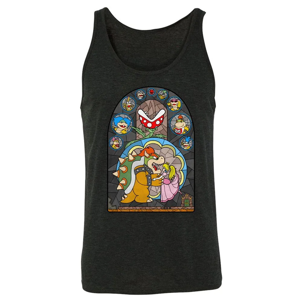 Unisex Jersey Tank - 134EV1AX - Charcoal Black Triblend - 5