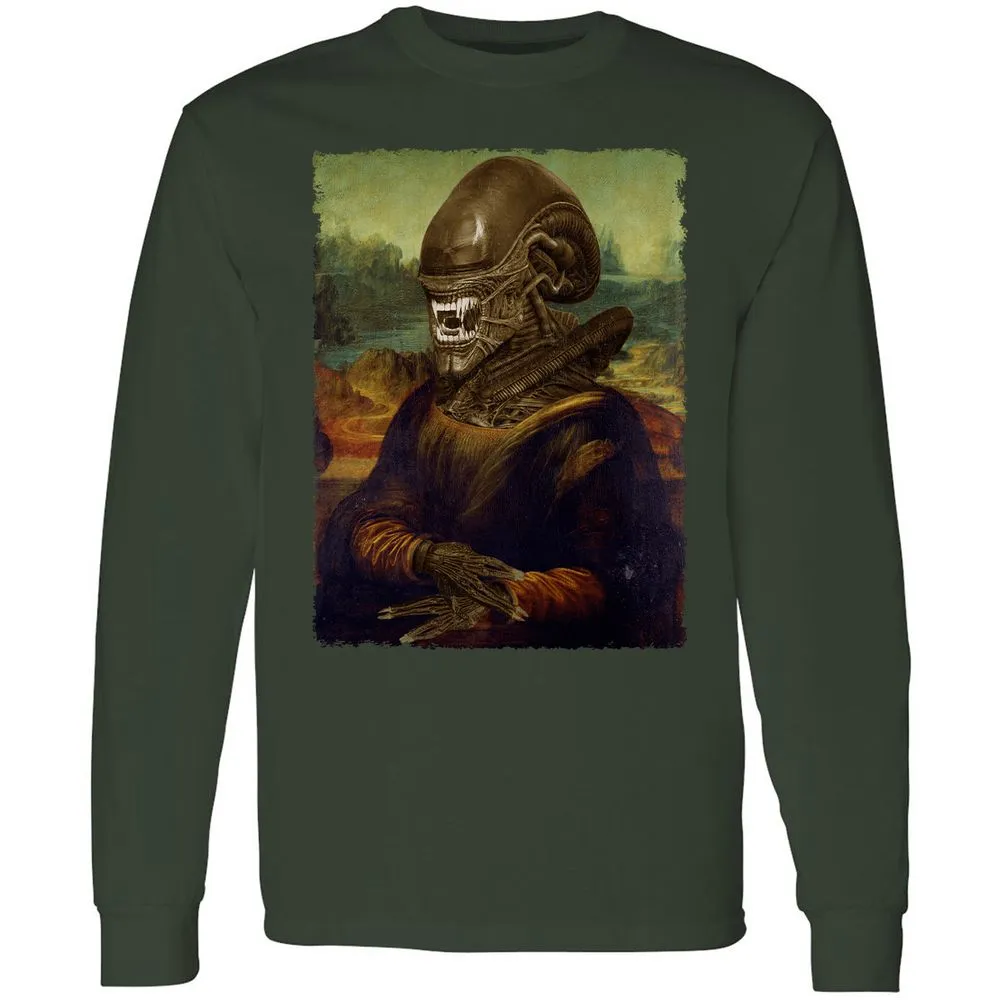 Long Sleeve T-Shirt - 1E86433E - Forest Green - 4