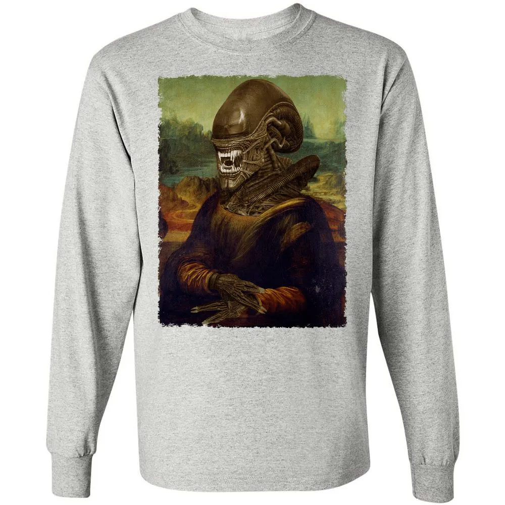 Long Sleeve T-Shirt - 1E86433E - Ash - 7