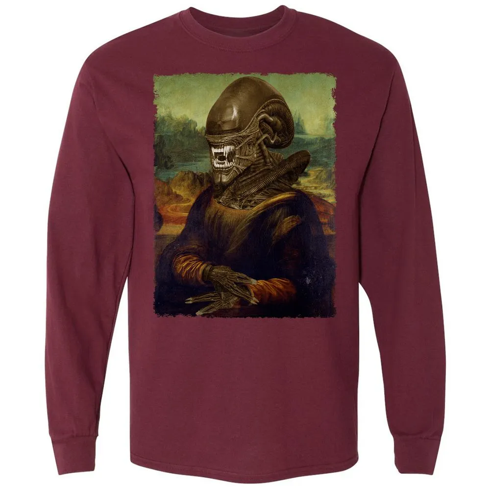 Long Sleeve T-Shirt - 1E86433E - Maroon - 11