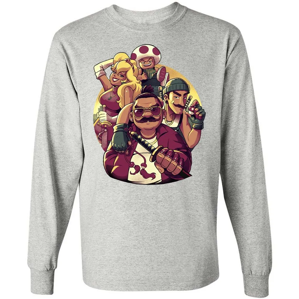 Long Sleeve T-Shirt - 2E2PHC8T - Ash - 7