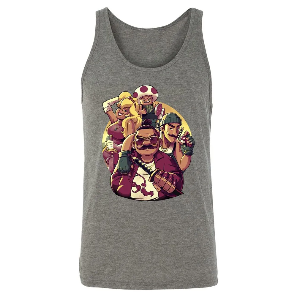 Unisex Jersey Tank - UDQEB1JH - Grey Triblend - 8