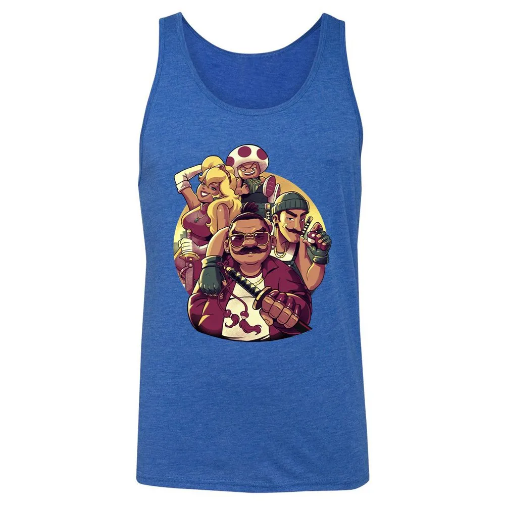 Unisex Jersey Tank - UDQEB1JH - True Royal Triblend - 12