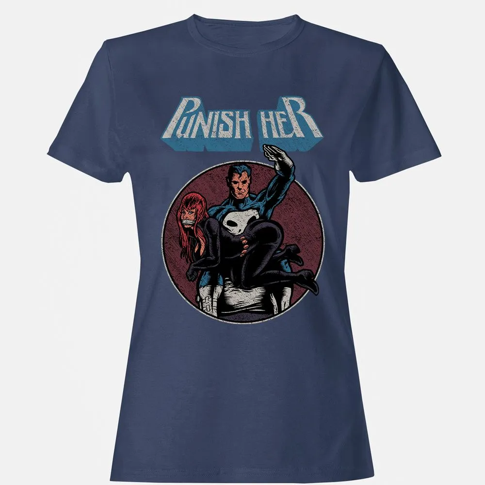 Women's T-Shirt - AGMDHPUN - Navy - 10