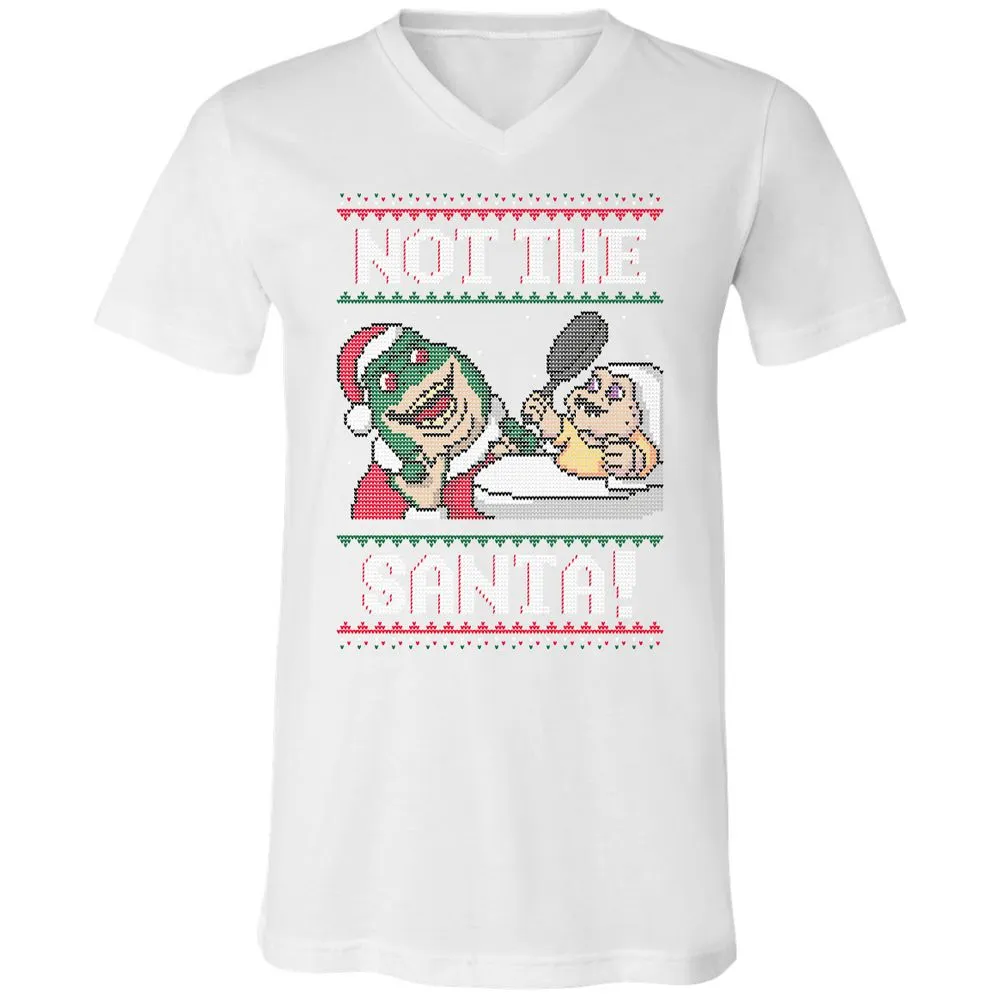 Unisex V-Neck T-Shirt - KKSFPPN3 - White - 5