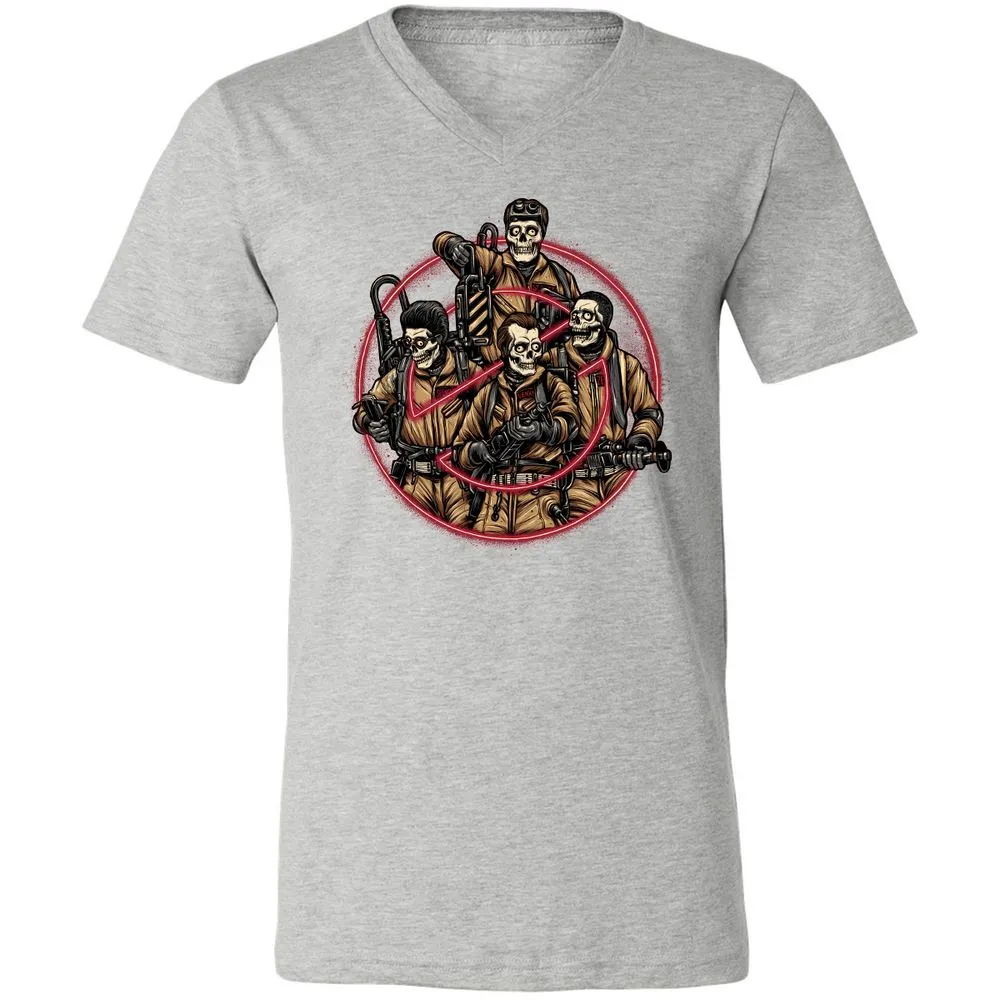 Unisex V-Neck T-Shirt - STEKUBZJ - Athletic Heather - 7