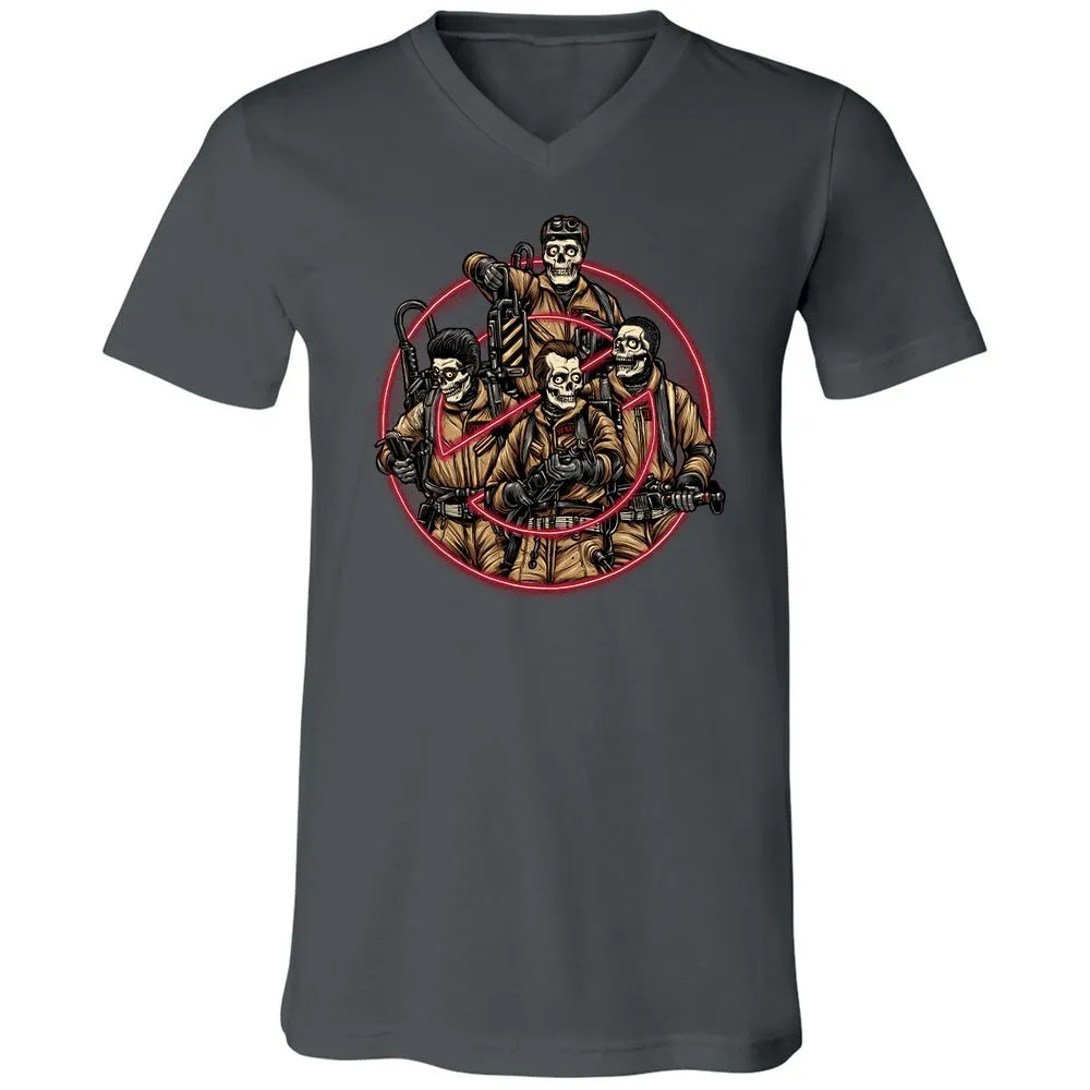 Unisex V-Neck T-Shirt - STEKUBZJ - Asphalt - 12