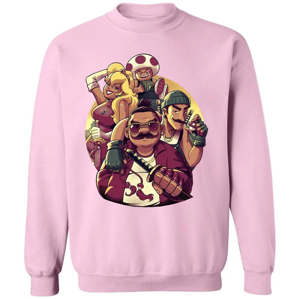 Classic Unisex Sweatshirt - MBCTPFEP - Light Pink - 3