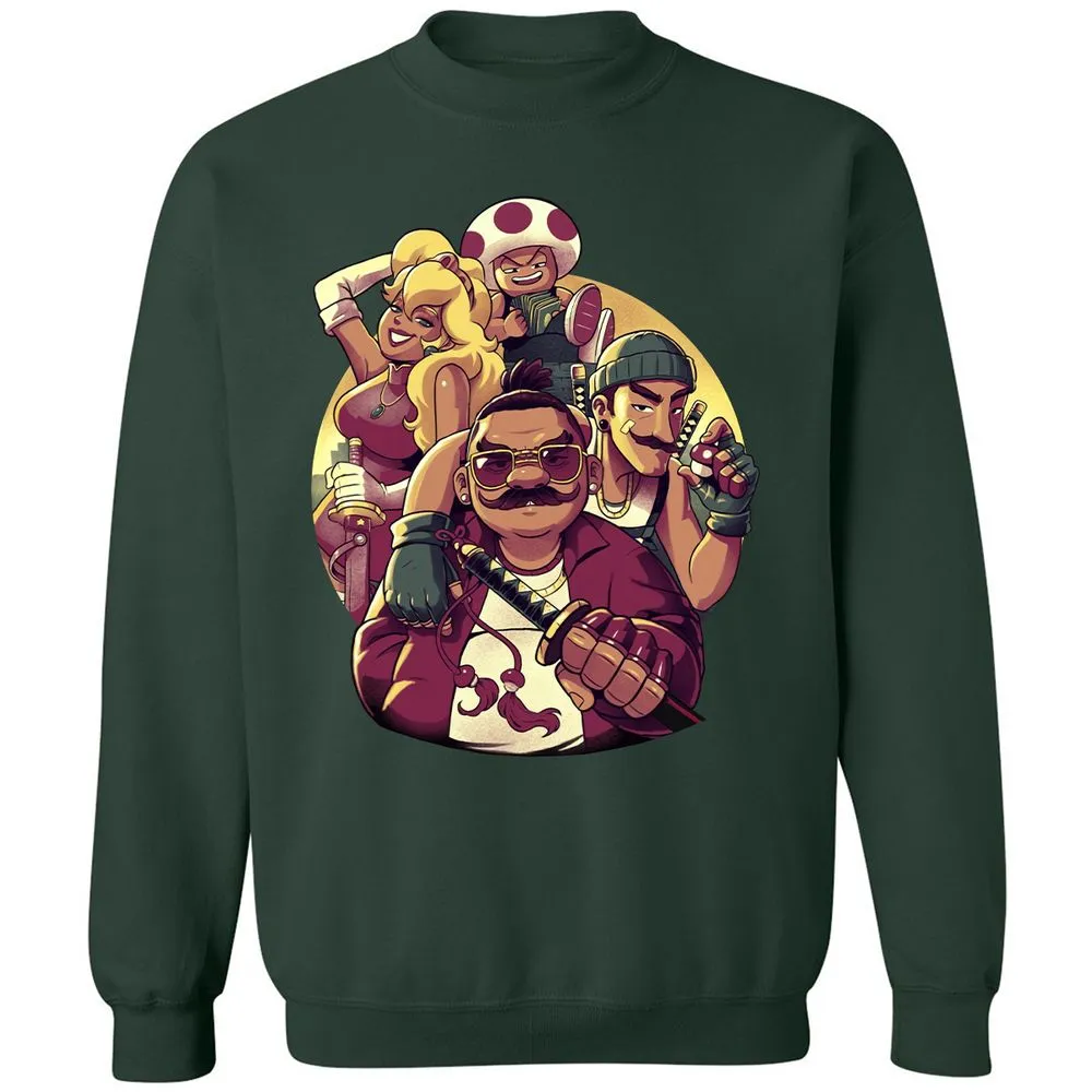 Classic Unisex Sweatshirt - MBCTPFEP - Forest Green - 4