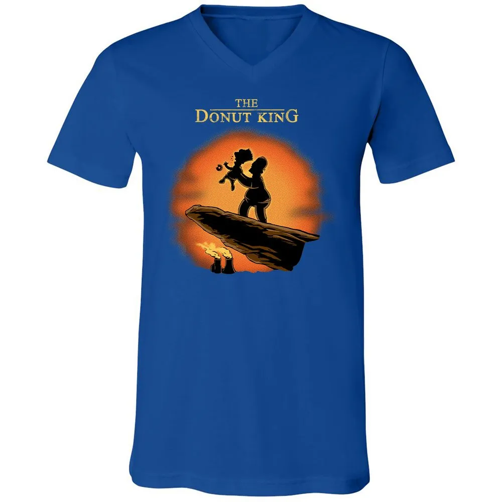 Unisex V-Neck T-Shirt - UKW2X34Z - True Royal - 4