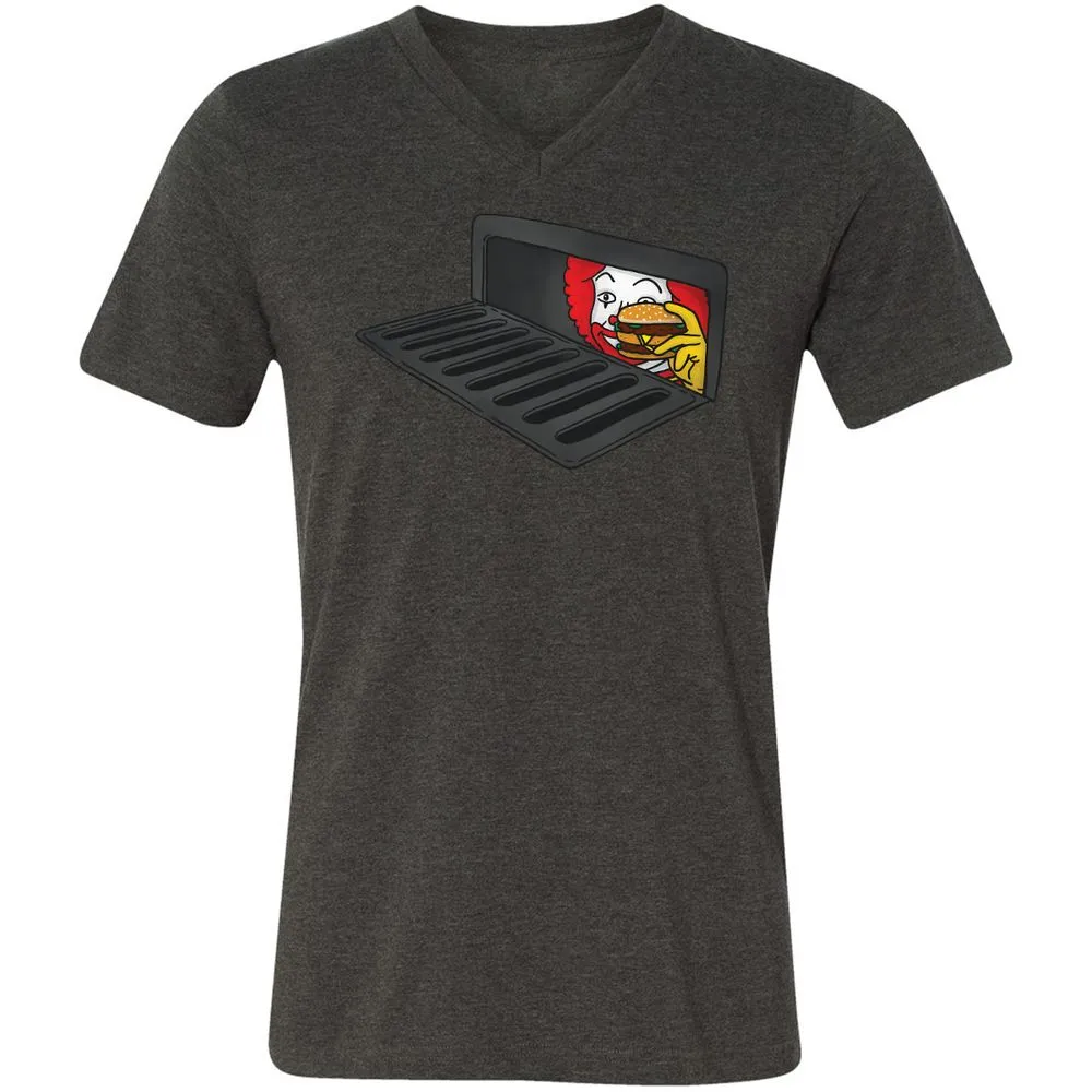 Unisex V-Neck T-Shirt - A3PUSTXR - Dark Grey Heather - 8