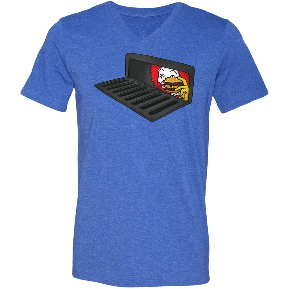 Unisex V-Neck T-Shirt - A3PUSTXR - Heather True Royal - 14
