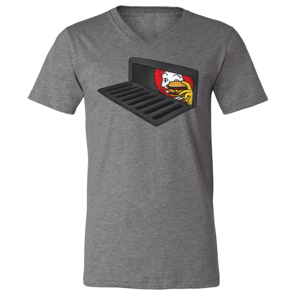 Unisex V-Neck T-Shirt - A3PUSTXR - Deep Heather - 13
