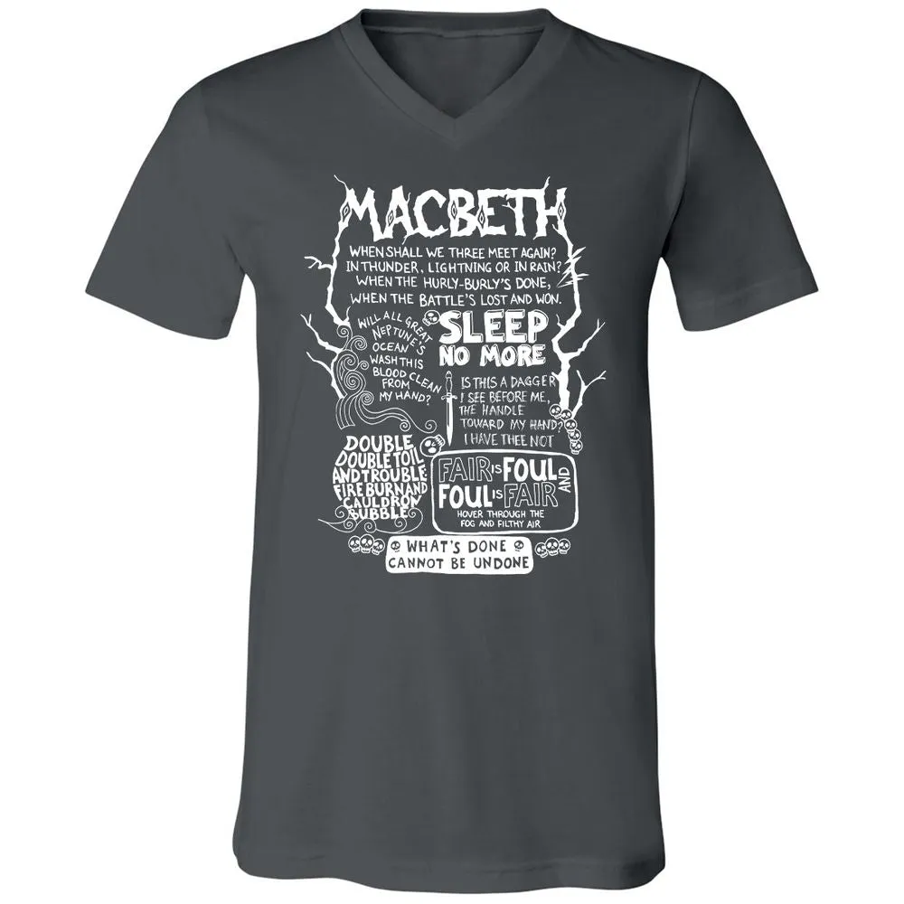 Unisex V-Neck T-Shirt - YE35DLUN - Asphalt - 12