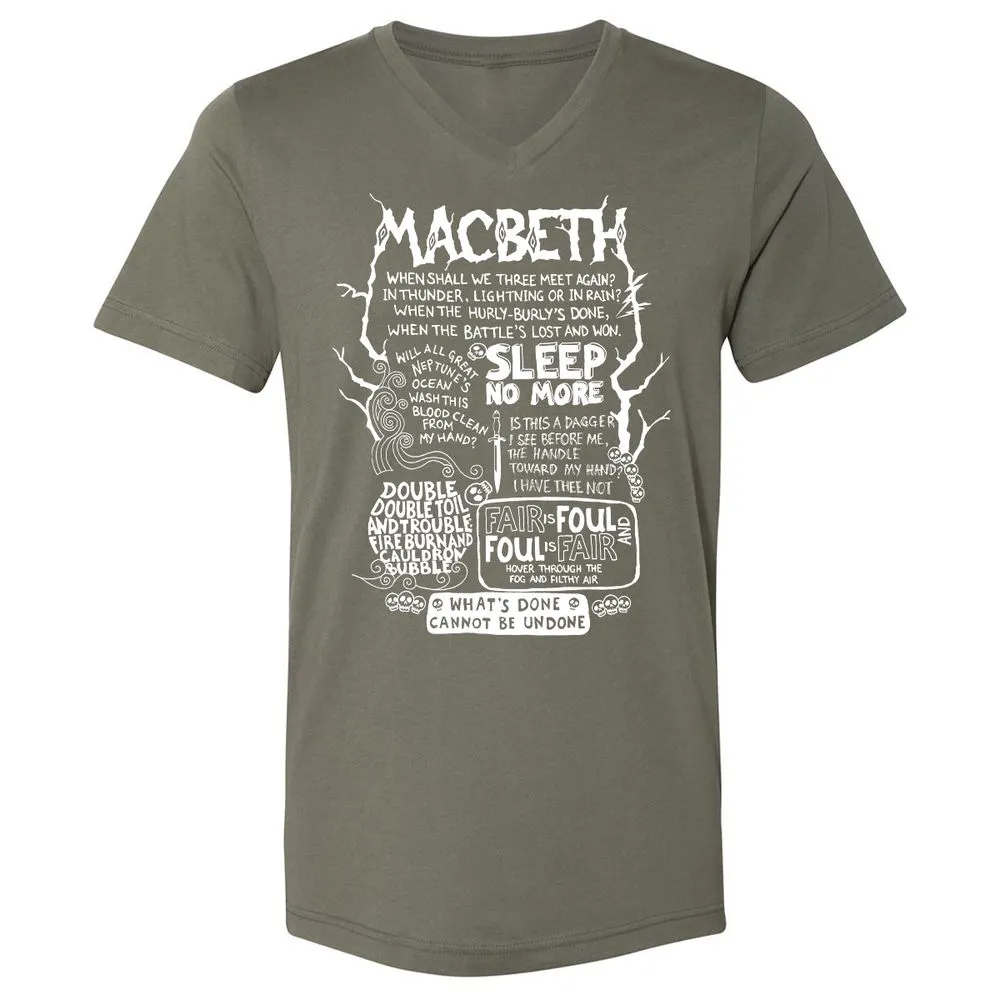 Unisex V-Neck T-Shirt - YE35DLUN - Military Green - 10
