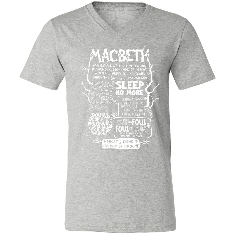 Unisex V-Neck T-Shirt - YE35DLUN - Athletic Heather - 7