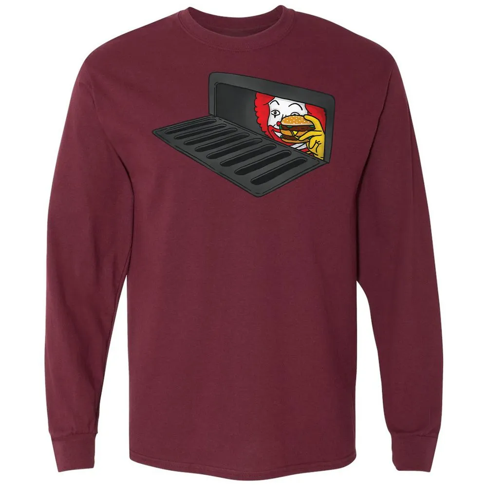 Long Sleeve T-Shirt - 7VK4F5W1 - Maroon - 11