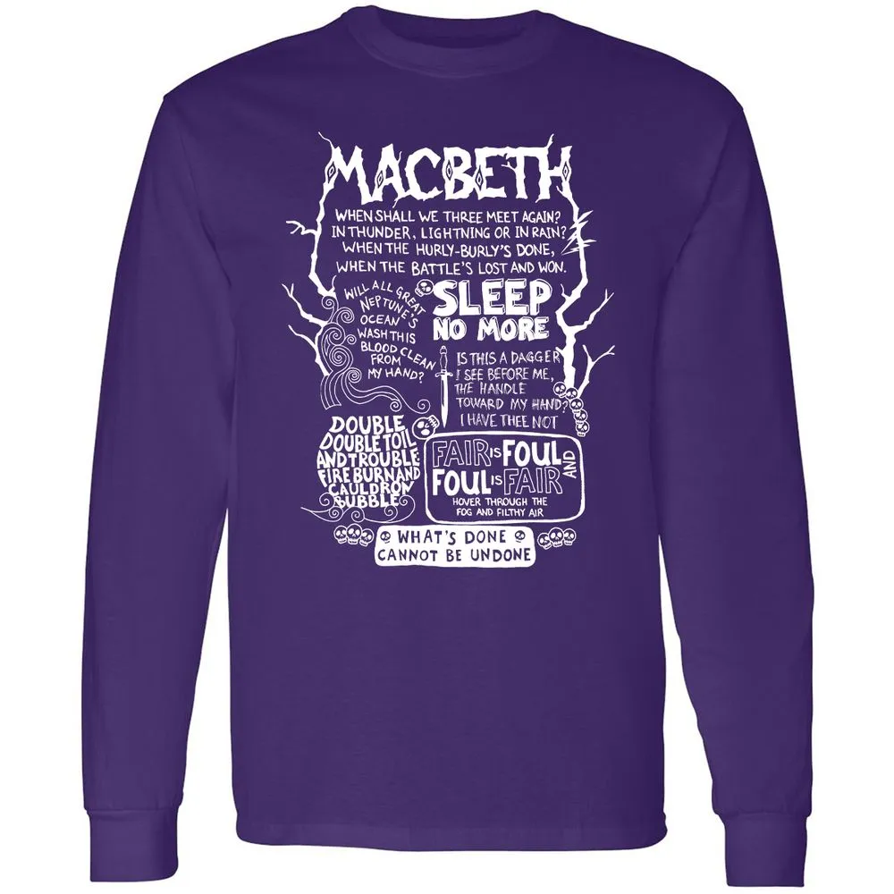 Long Sleeve T-Shirt - H32S8TK7 - Purple - 13
