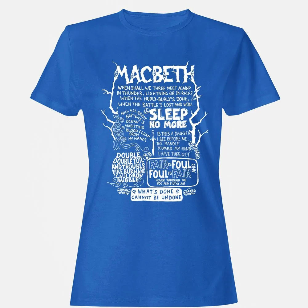 Women's T-Shirt - 3WA4VR1Q - Royal - 14
